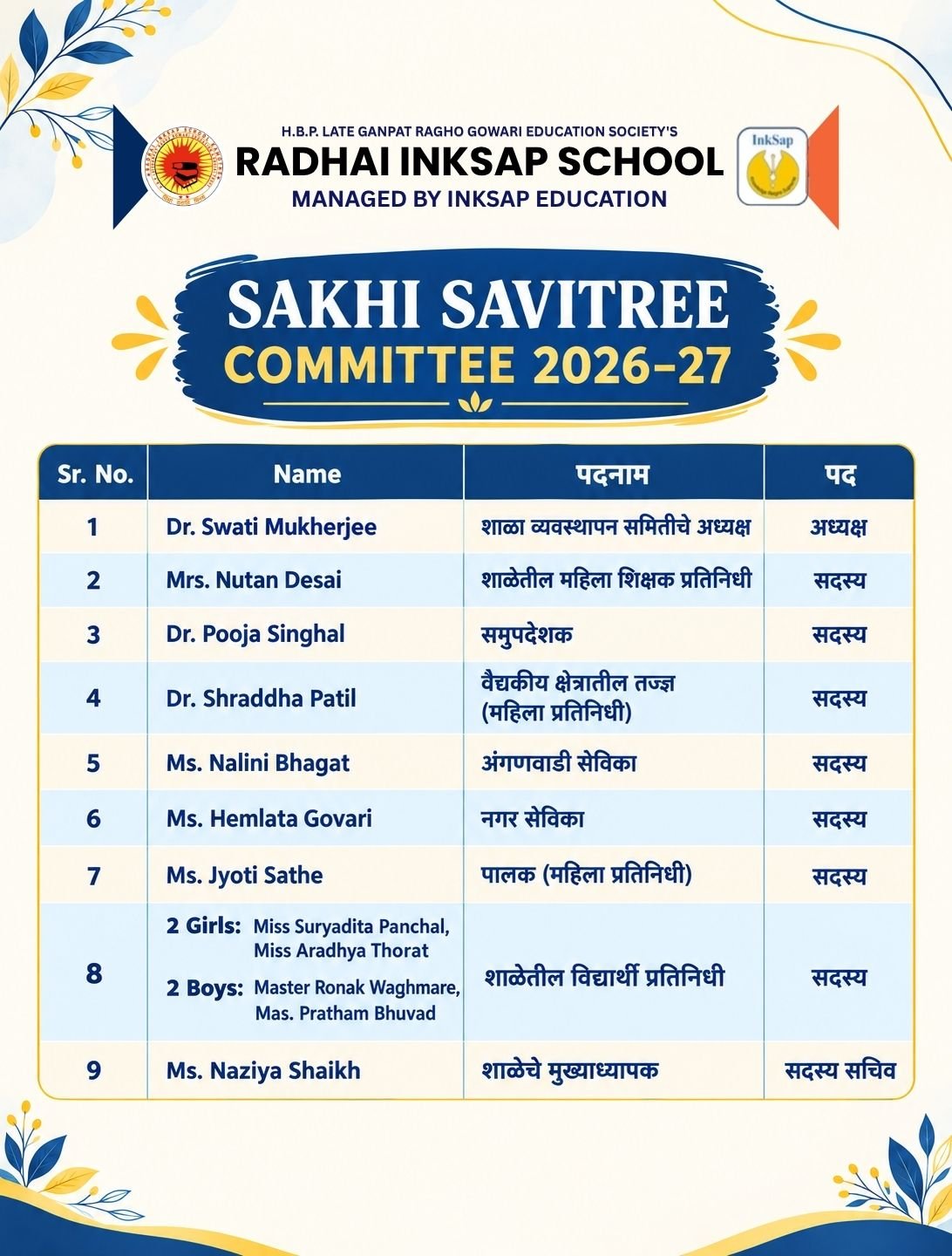 Sakhi Savitri Committee